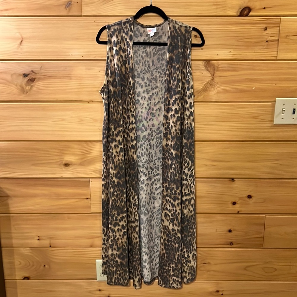 LuLaRoe Joy Leopard Print M